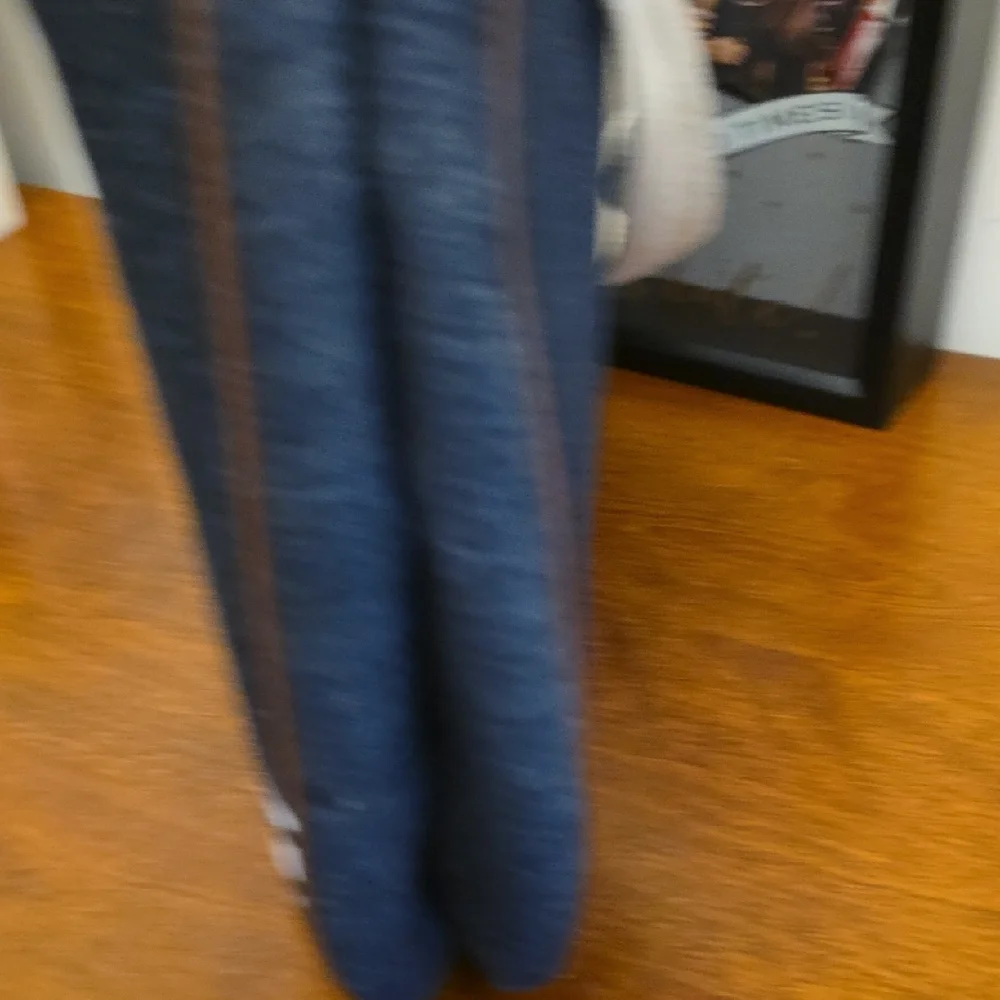 Ralph Lauren Double L Denim and Brown Hobo Bag - Picture 6 of 6